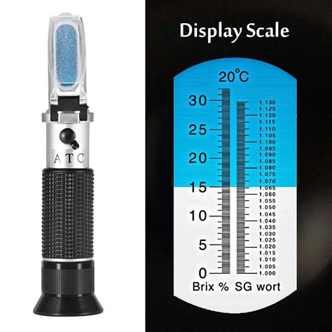 refractometer fermented beer|best refractometer for beer.